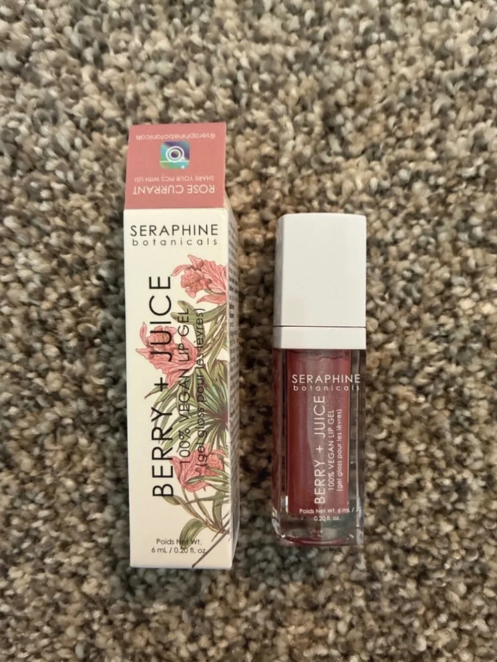 Seraphine Botanicals Berry + Juice Lip Gel